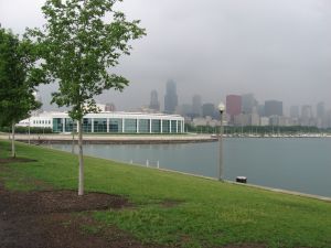 Chicago skyline Shedd Aquarium Chicago skyline Shedd Aquarium