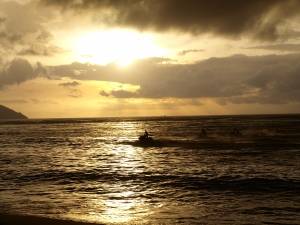 sunset at beach Malaysia